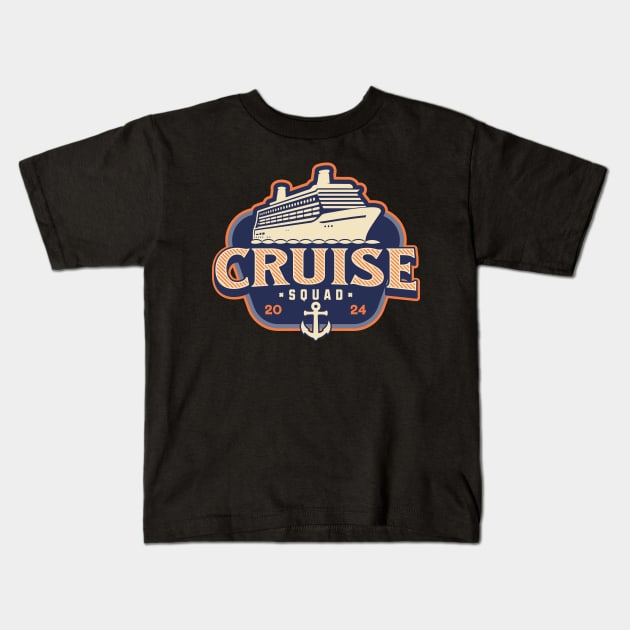 Cruise Squad 2024 Kids T-Shirt by Norse Magic